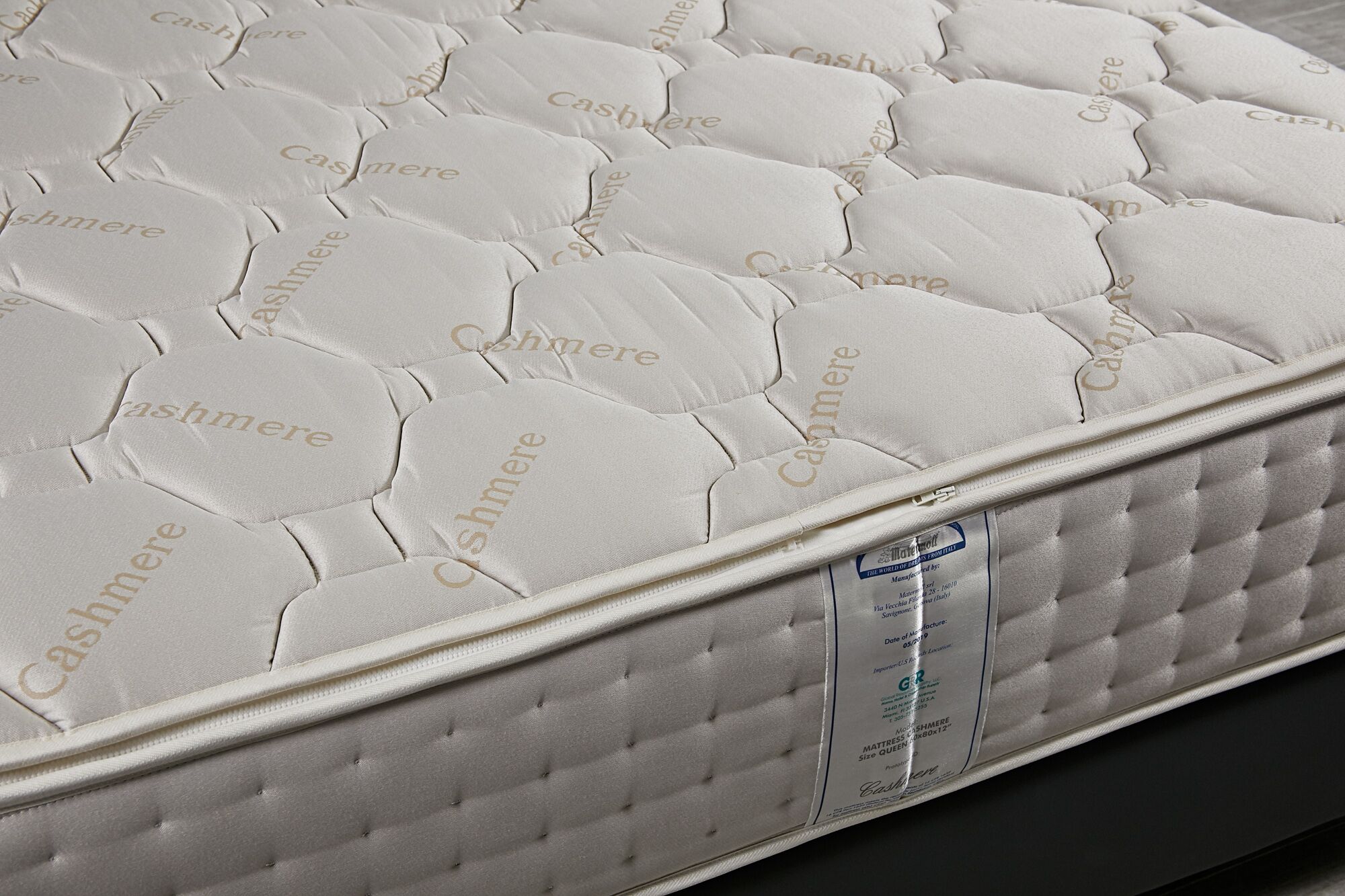 cashmere king size mattress