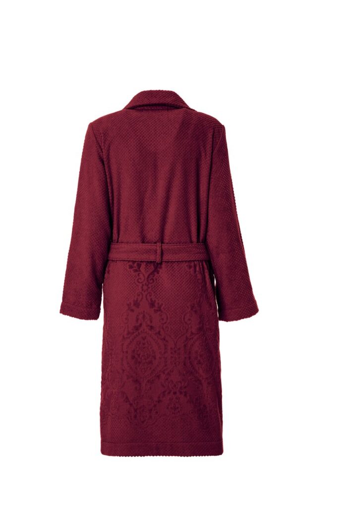 LADIES TRENCH BATHROBE - ARABESQUE COLLECTION RUBY