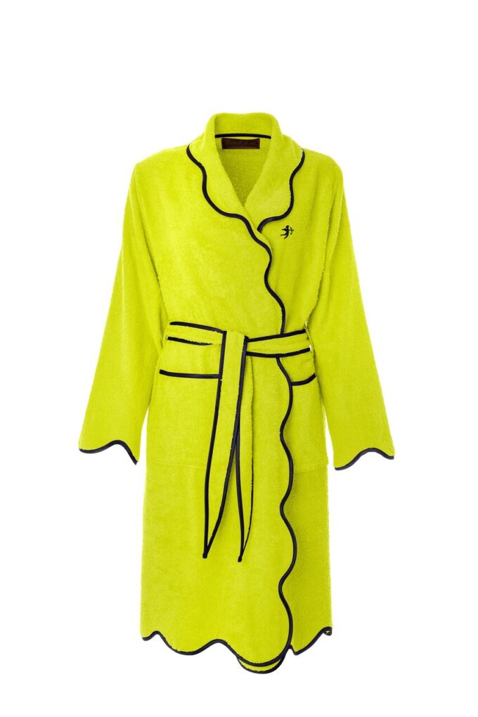 LADIES SHAWL BATHROBE - WAVES